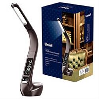 Светильник настольный диммируемый Uniel TLD-566 6W 4500К Коричневый картинка 